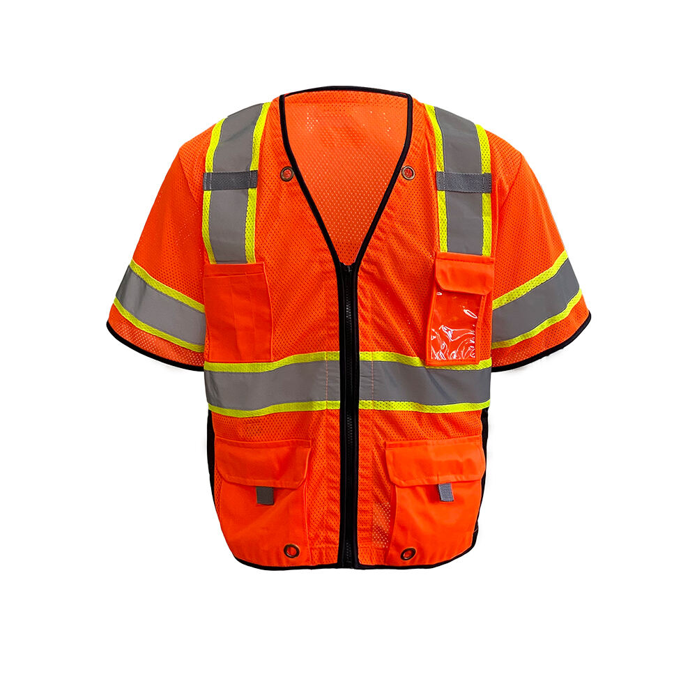 Surveyor Hi-Vis Mesh Multi-pocket Safety Vest