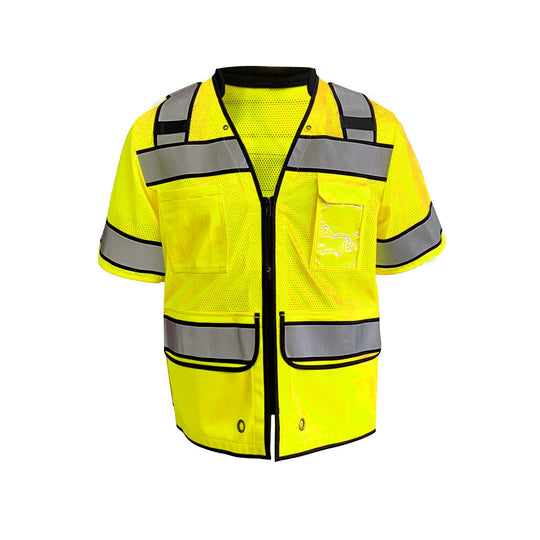 Surveyor Hi-Vis Mesh Multi-pocket Safety Vest