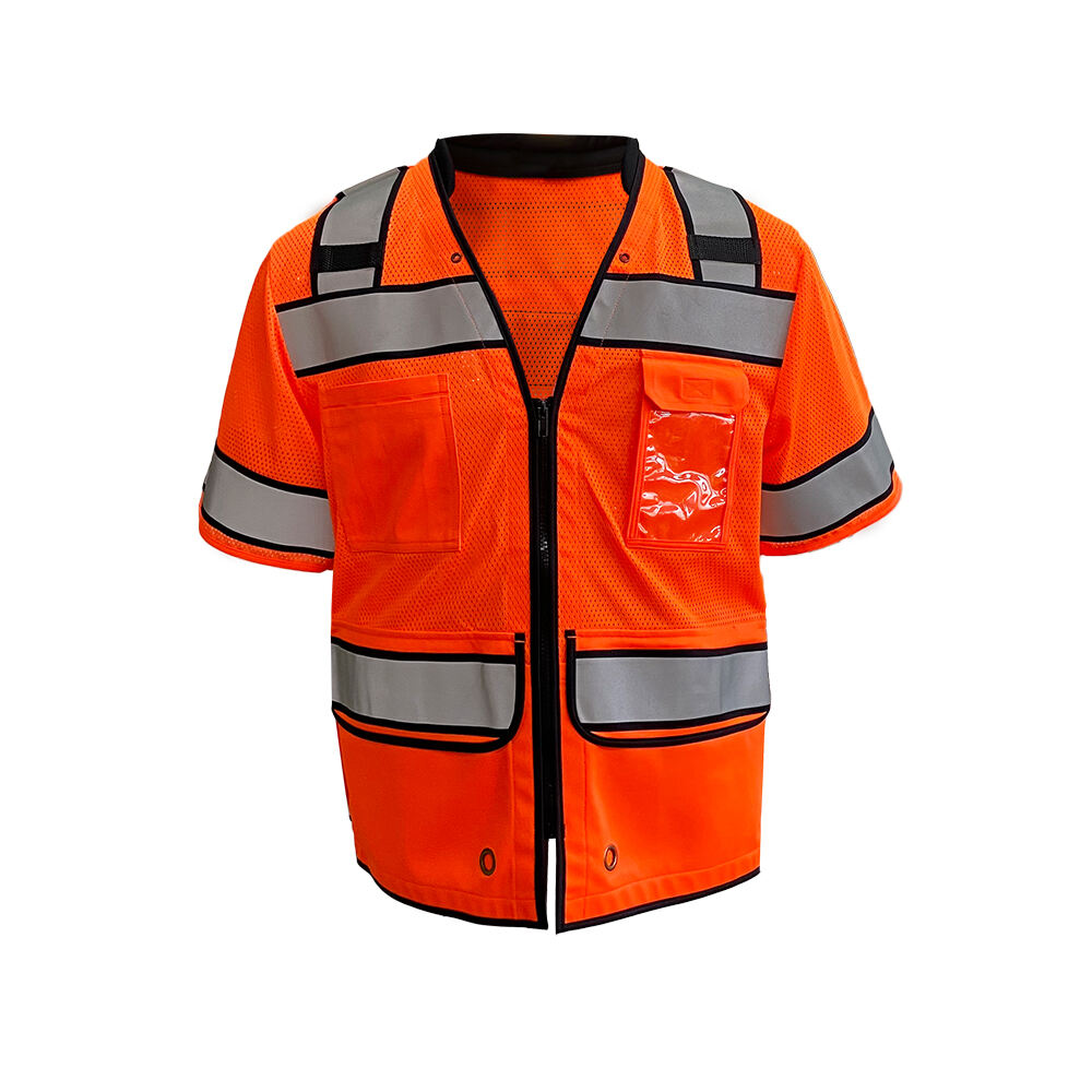 Surveyor Hi-Vis Mesh Multi-pocket Safety Vest